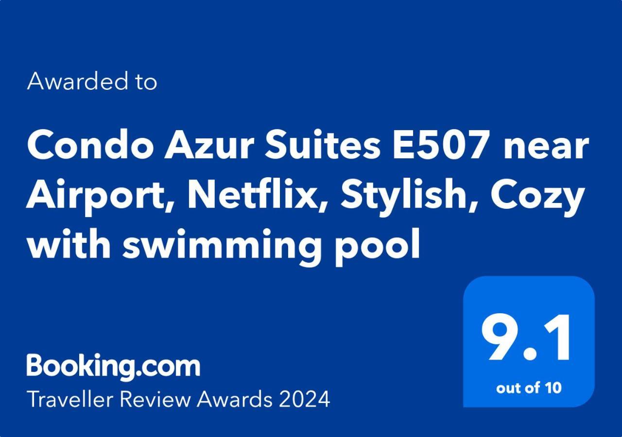 Condo Azur Suites E507 Near Airport, Netflix, Stylish, Cozy With Swimming Pool Lapu-Lapu City Dış mekan fotoğraf